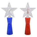Light Up Star Magic Wand Assorted 10" (EACH)