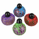 Light Up Squeeze Mesh Grape Ball Assortment 2-1/3" (DZ)