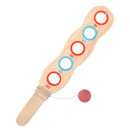 Wooden Paddle Flip Game