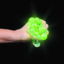 Light Up Mesh Squeeze Glitter Ball Assortment 3" (DZ)