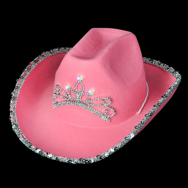 Light Up Child Size Cowgirl Hat