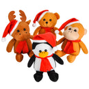 Plush Holiday Animal Assorted 10" (EACH)