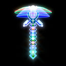 Light Up Pixel Spinner Wand 13"