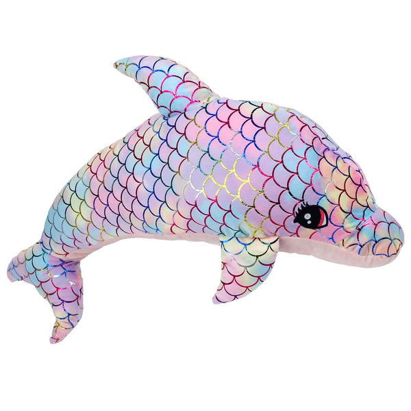 Plush Rainbow Dolphin