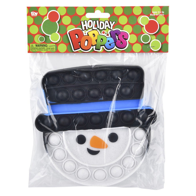 Snowman Top Hat Bubble Popper package