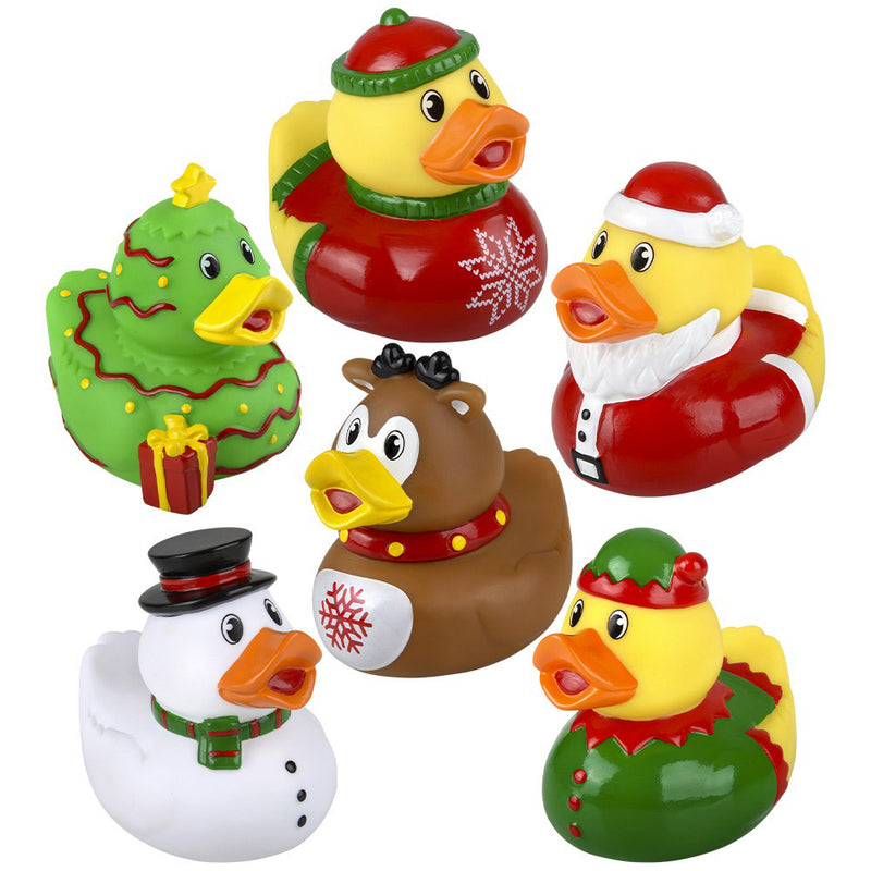 thumbnail image 2 of 11pcs Christmas Rubber Ducks, Bath Rubber Ducky Toys Cute Assorted... 2 of 9