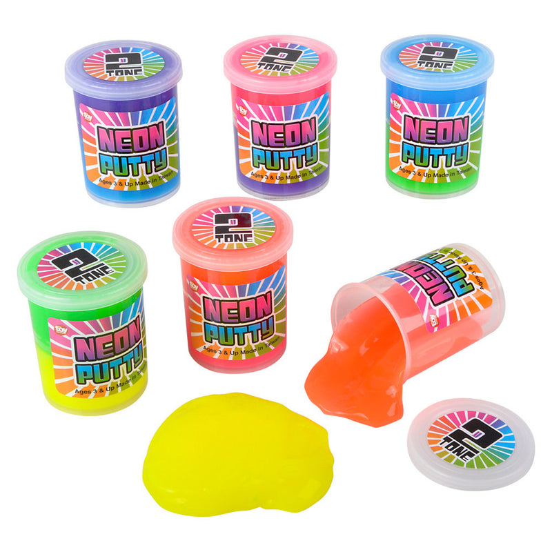 Two-Tone Neon Putty