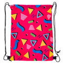 Retro 90s Print Drawstring Backpack