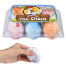 Egg Sidewalk Chalk-Marbleized Set 2.5" (EACH)