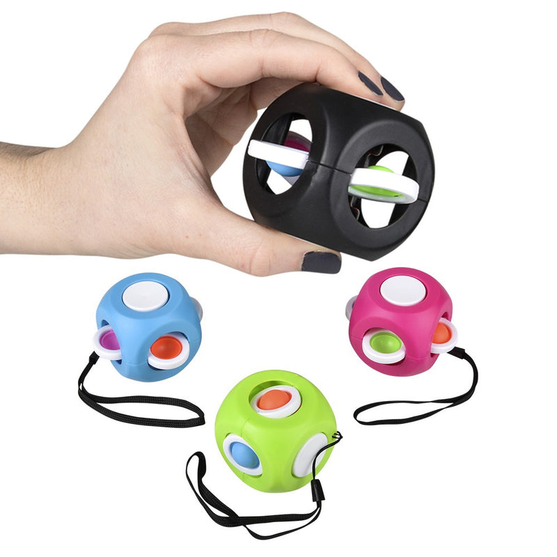 Spin Cube Bubble Popper Game