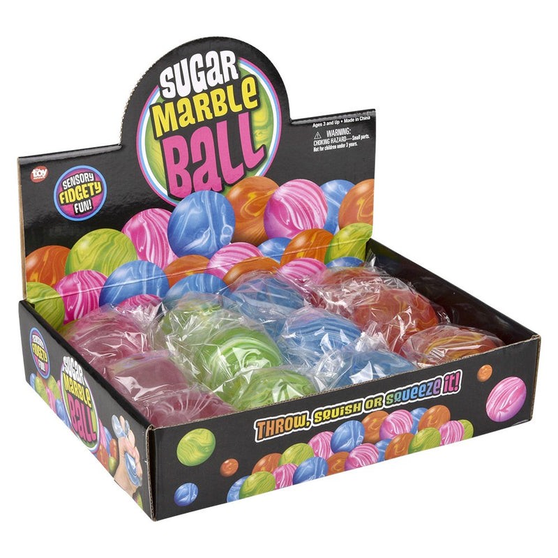 Marble Squeezy Sugar Ball 2.4" (DZ)