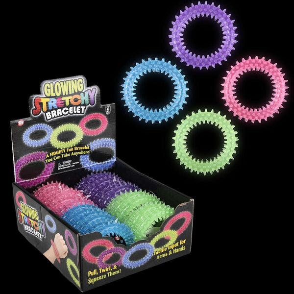 Glow In The Dark Spiky Bracelet