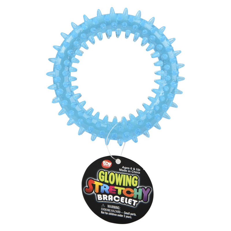 Glow In The Dark Spiky Bracelet 7.5" (24 PACK)