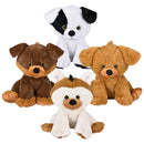 Plush Sitting Dog Assorted 13" (EACH)