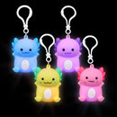 Light Up Axolotl Keychain Assortment 2.5" (DZ)