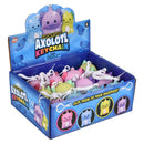 Light Up Axolotl Keychain Assortment 2.5" (DZ)