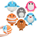Plush Reverse-Eez Eggamals Sea Life Assorted 8.5" (EACH)