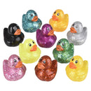 Glitter Rubber Duckling Assortment 1.5" (100 PACK)