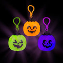 Light Up Jack O Lantern Clip On Assorted 2.5" (EACH)