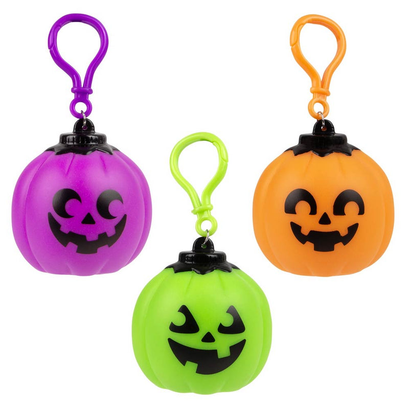 Light Up Jack O Lantern Clip On Assorted 2.5"