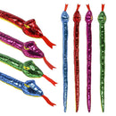 Plush Foil Snake Assortment 33.5" (DZ)