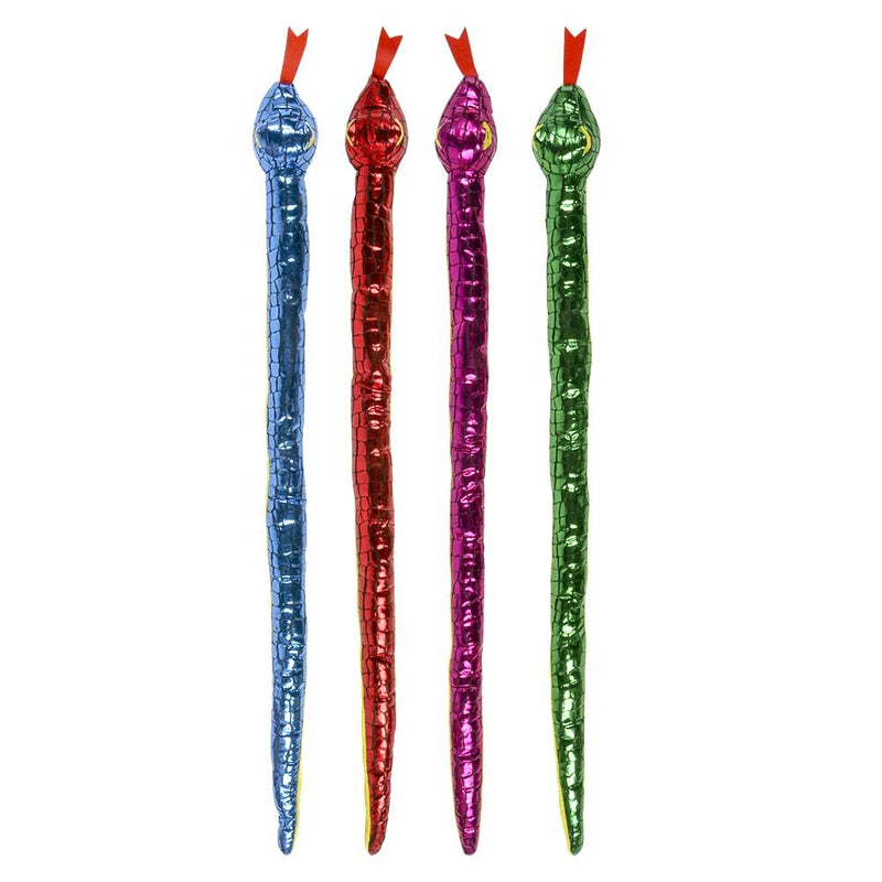 Plush Foil Snakes 33.5" (DZ)