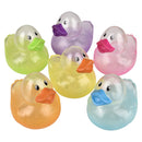 Translucent Rubber Duck Assortment 3.75" (DZ)