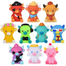 Rubber Highland Cow Assortment 2" (50 PACK)