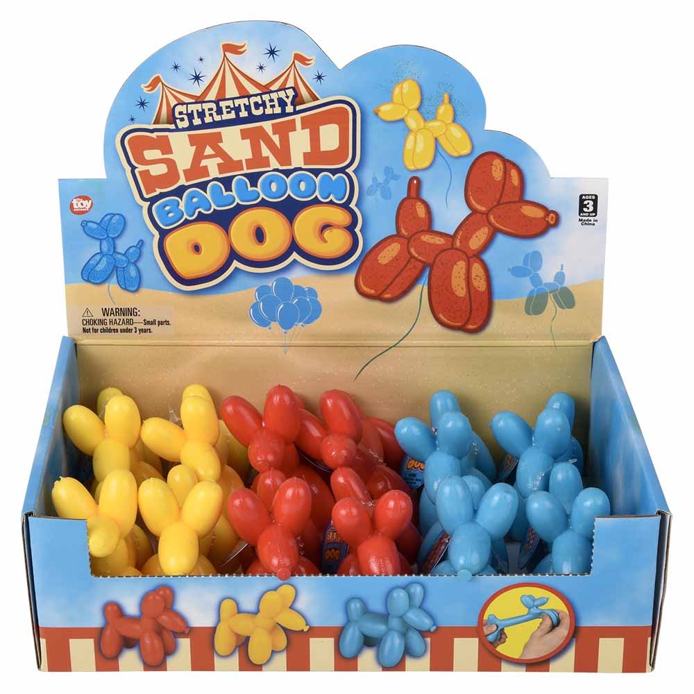 Stretchy Sand Balloon Dog Assortment 3.5