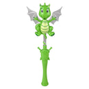 Light Up Dragon Wand Assorted 17" (EACH)