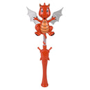 Light Up Dragon Wand Assorted 17" (EACH)