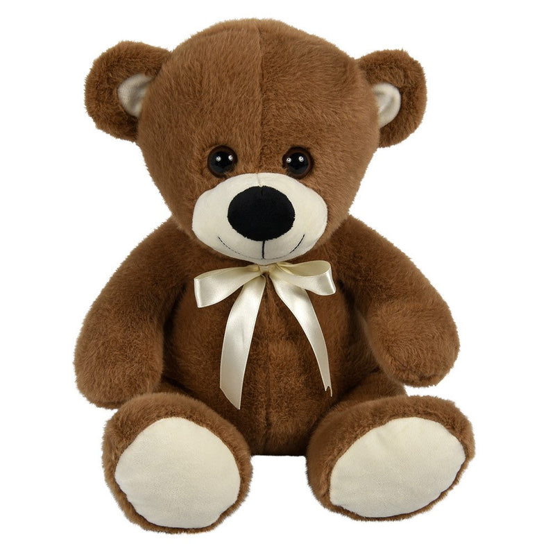 Plush Sitting Mink Bear Assorted 12"