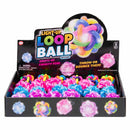 Light Up Loop Ball Backpack Clip Assortment 1.5" (24 PACK)