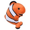 Plush Belly Buddy Clown Fish 7"