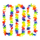 Lei - Rainbow Flowers 36" (DZ)