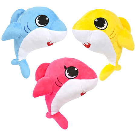 Plush Shark Pup Standing Assorted 9"