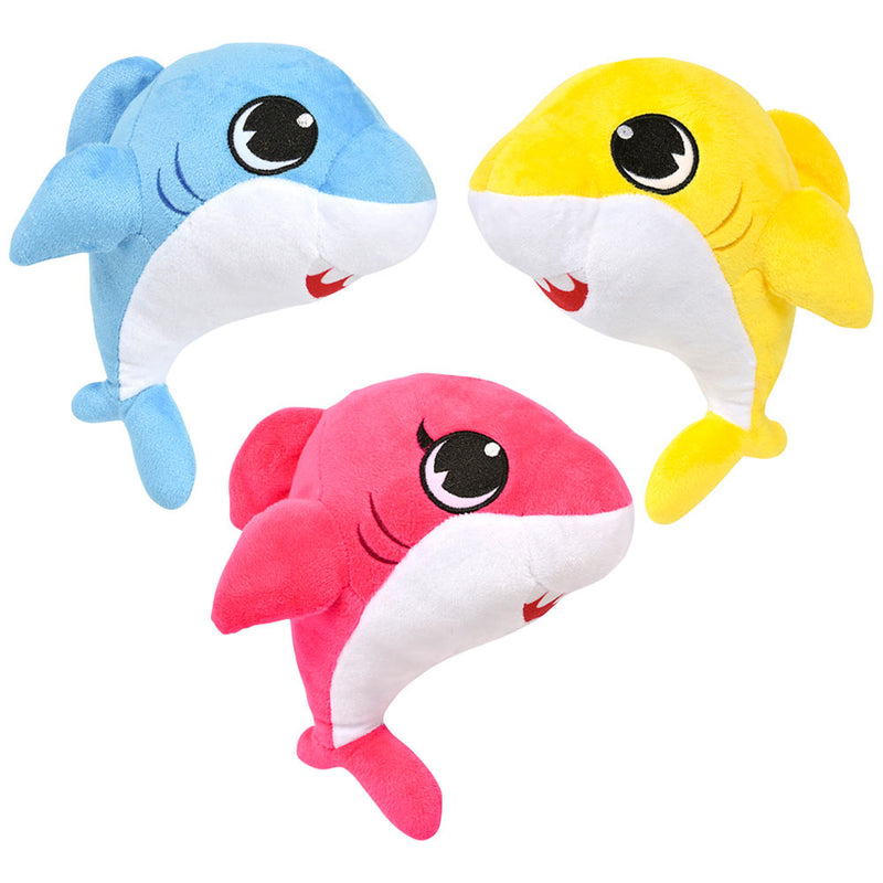 Plush Shark Pup Standing Assorted 9"