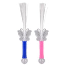 Light Up Magic Butterfly Fiber Wand Assorted 14.5" (EACH)