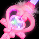 Light Up Princess Feather Wand 13" (EACH)