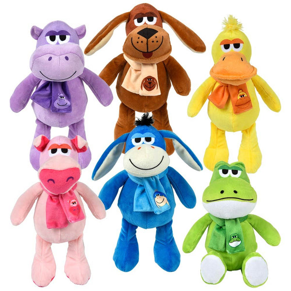 Plush Nosey Animals Assortment 9"