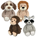 Plush Cross Cut Animal Assorted 18" (EACH)