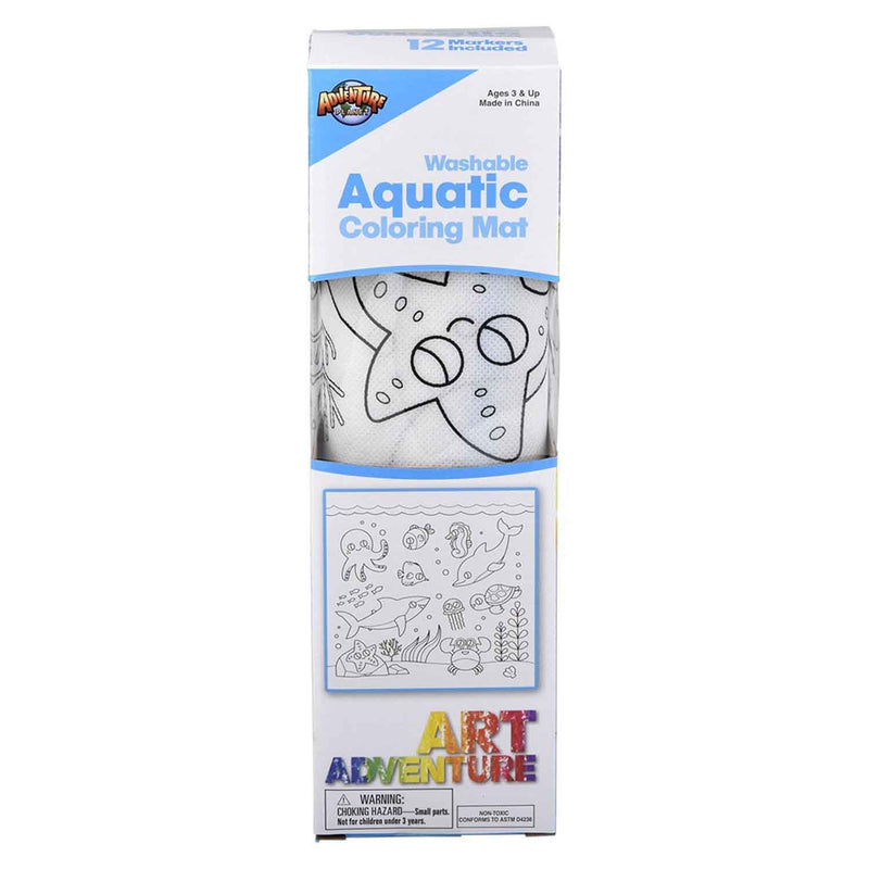 Washable Aquatic Doodle Mat 19.5"