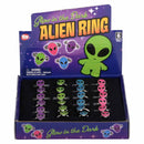 Glow In The Dark Alien Ring Assortment .5" (24 PACK)