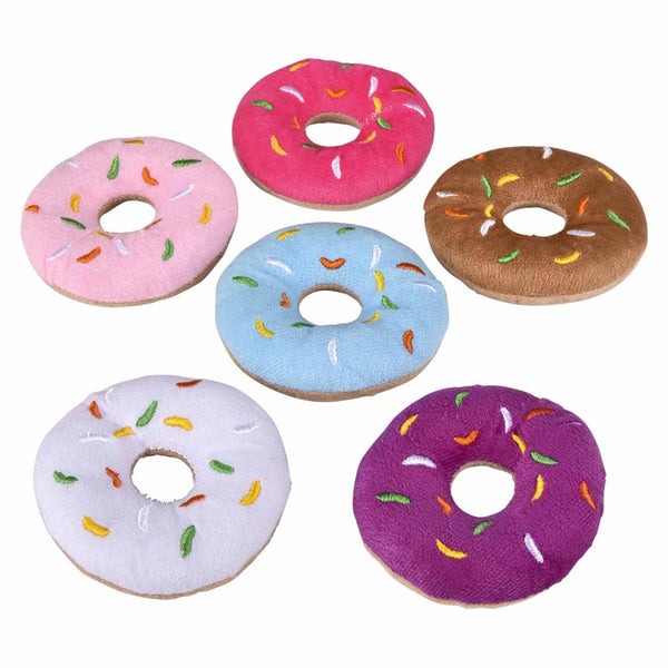 Plush Donut Assorted 4" (DZ)