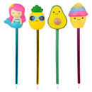 Squish Pen Assortment 8.25" (DZ)