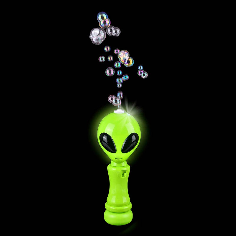 Light Up Alien Bubble Wand 8" (EACH)