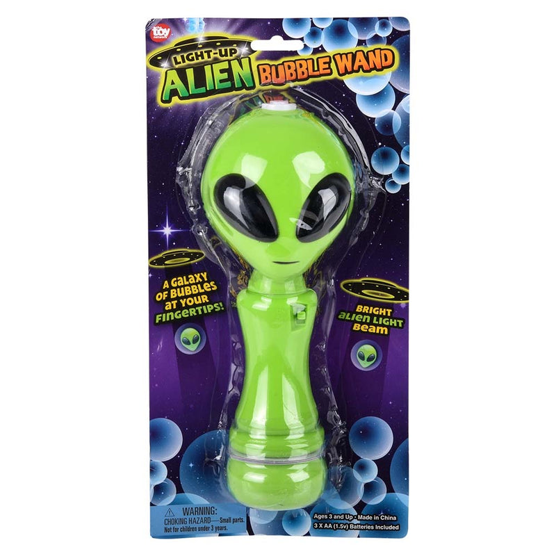 Light Up Alien Bubble Wand 8" (EACH)