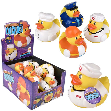Occupation Rubber Ducky Assortment 3.75" (DZ)