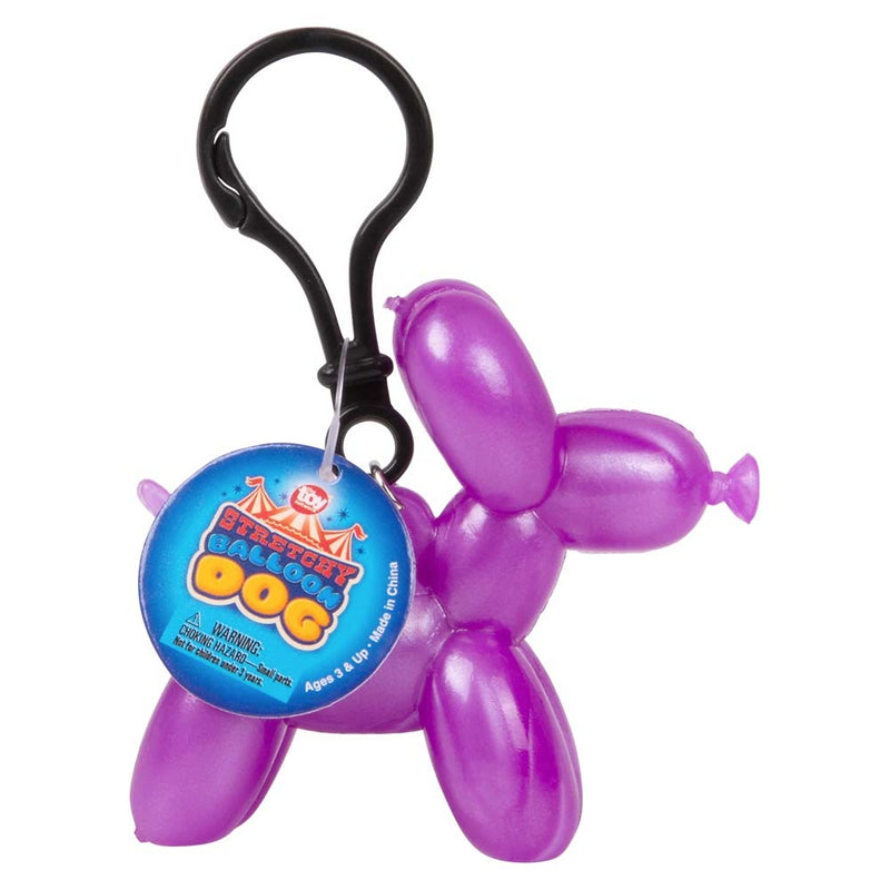 Stretchy Balloon Dog Clip On Assortment (24 PACK)