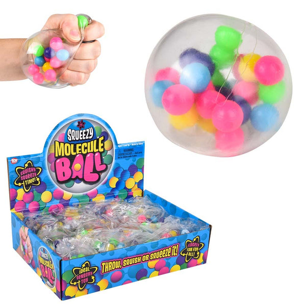 Squeezy Molecule Balls 2.75" (DZ)